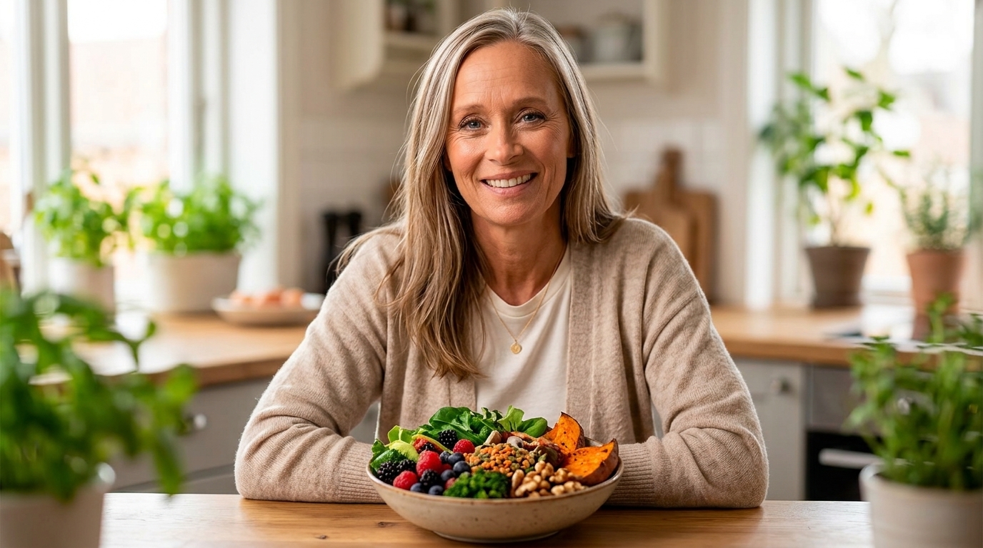 The same simple plant foods every day
